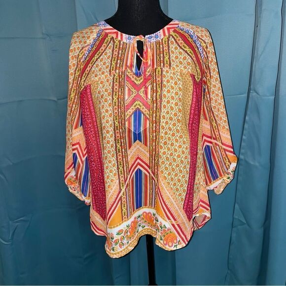 Fig & Flower boho top sz S - Picture 1 of 11
